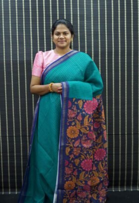 Linen Cotton Sarees / SKU096