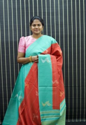 Tissue Bukhara Saree / SKU093