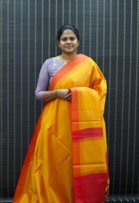 Semi Raw Silk Saree