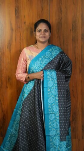 Semi Tussar Sarees Daily Wear / SKU110 – 1
