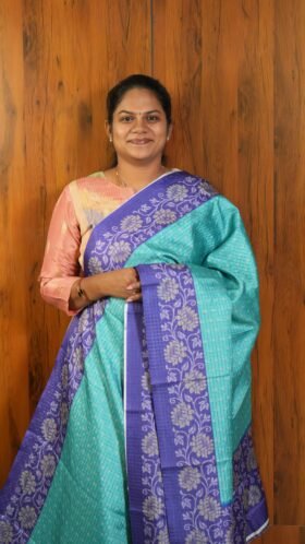 Semi Tussar Sarees Office Wear / SKU110 – 2