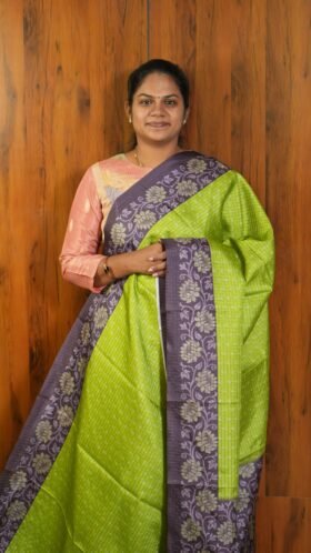 Semi Tussar Sarees Regular Wear / SKU110 – 3
