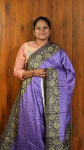 Semi Tussar Sarees Simple Wear / SKU110 – 4