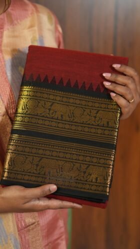 Chettinad Cotton Sarees Regular Wear / SKU109 – 3