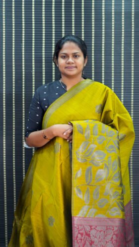 Jute Tussar Sarees / SKU097 -2