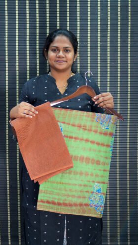 Cotton Saree for Office Wear / SKU098 - 8