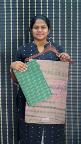 Cotton Saree for Office Wear / SKU098 - 7