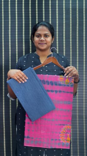 Cotton Saree for Office Wear / SKU098 - 1