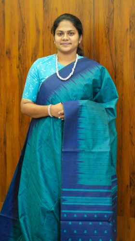 Classic Dupion Jute Tussar Saree / SKU105 – 2