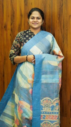 Work Wear Tissue Bhaswada Saree / SKU106 – 4