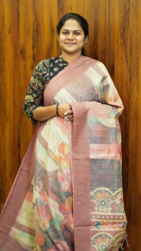Formal Wear Tissue Bhaswada Saree / SKU106 – 5