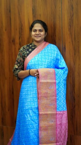 Crush Tussar Sarees Office Wear / SKU108 – 2