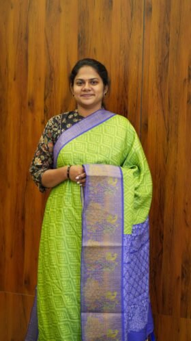 Crush Tussar Sarees Regular Wear / SKU108 – 3