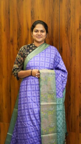 Crush Tussar Sarees Comfort Wear / SKU108 – 9