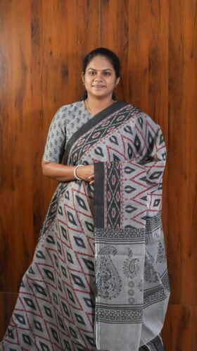 Ikkat Printed Cotton Regular Wear / SKU112 – 3