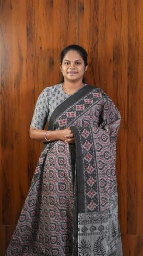 Ikkat Printed Cotton Professional Style / SKU112 – 7
