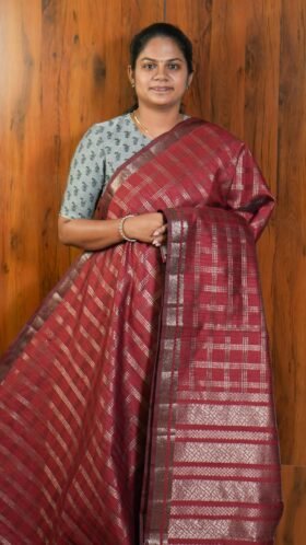 Jute Sarees for Light Function Wear / SKU113 – 8