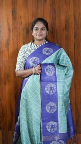 Kota Tussar Sarees Fine Weave Function Saree / SKU118 – 2