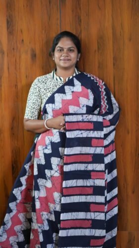 Mal Mal Cotton Sarees Plain Style / SKU115 – 7