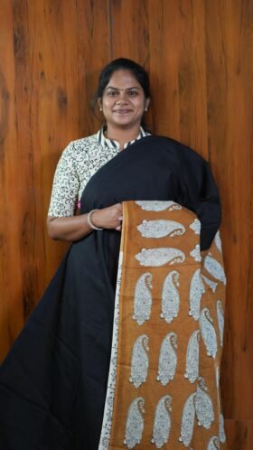 Mal Mal Cotton Sarees All Day Wear / SKU115 – 9