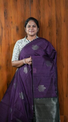 Jute Tussar Lightweight Office Saree / SKU119 – 5