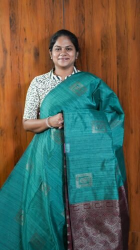 Jute Tussar All Day Saree / SKU119 – 10