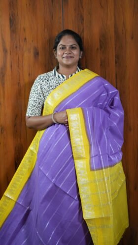 Sungudi Cotton Office Wear Saree / SKU120 –2