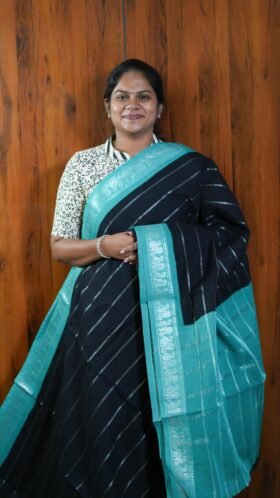 Sungudi Cotton Regular Wear Saree / SKU120 – 3