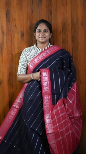 Sungudi Cotton Smooth Finish Saree / SKU120 – 6