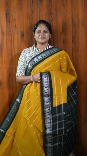 Sungudi Cotton Breathable Work Saree / SKU120 – 7