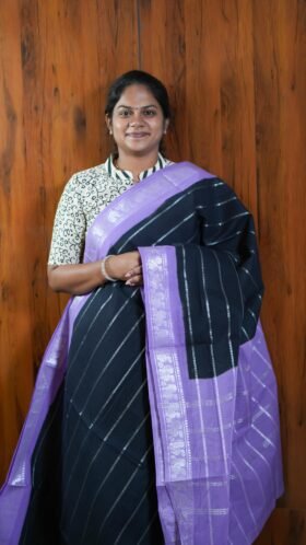 Sungudi Cotton Comfort Wear Saree / SKU120 – 12