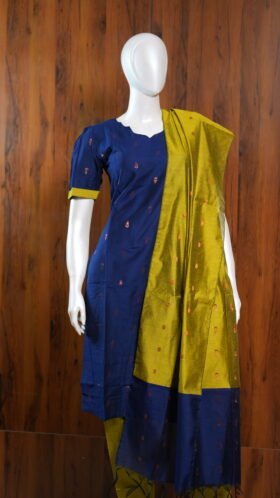 Silk Cotton Kurti Set Office Wear / SKU121 – 2