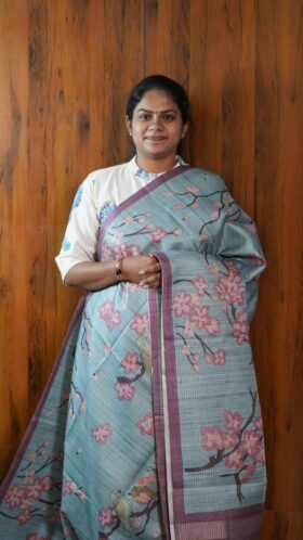Kota Tussar Textured Event Saree / SKU125 – 4