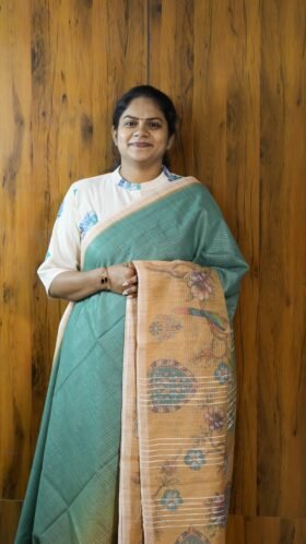 Tissue Shaded Bhaswada Regular Wear Saree / SKU124 – 3