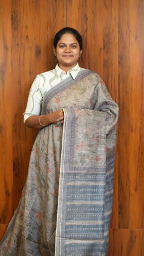 Tissue Bhaswada Sarees Daily Wear / SKU131 – 1