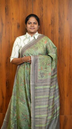 Tissue Bhaswada Sarees Light Wear / SKU131 – 2