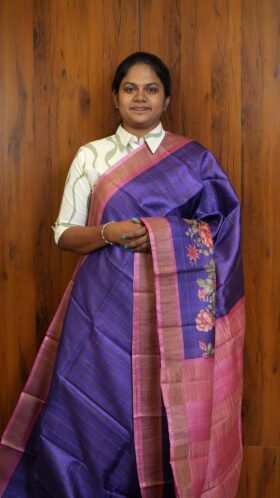 Pure Tussar Sarees Lightweight Wear / SKU130 – 2