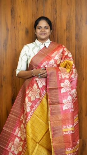 Pure Tussar Sarees Smooth Wear / SKU130 – 4