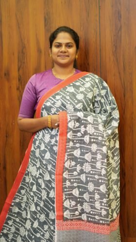 Printed Cotton Sarees Light Feel / SKU137 – 5