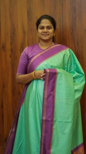 Semi Tussar Sarees Office Style / SKU134 – 1