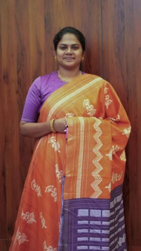 Shibori Art Tussar Sarees Easy Drape / SKU135 – 5