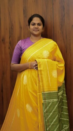 Shibori Art Tussar Sarees Clean Finish / SKU135 – 7