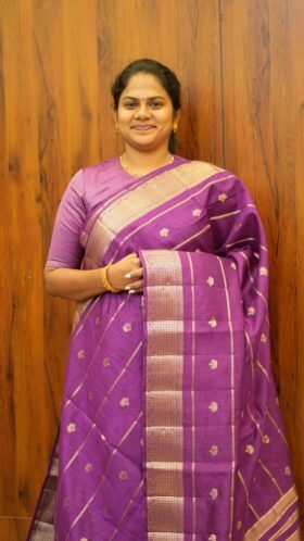 Raw Assam Silk Sarees Cultural Wear / SKU133 – 4