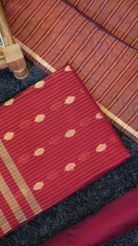 Raw Silk Salwar Material Office Style / SKU136 – 1