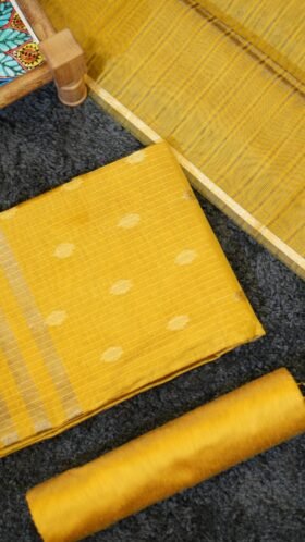Raw Silk Salwar Material Work Ready / SKU136 – 2