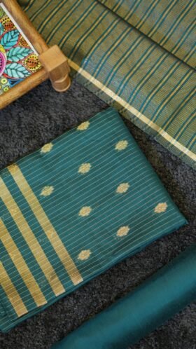 Raw Silk Salwar Material Smart Look / SKU136 – 3