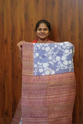 Bhagalpuri Jute Tussar Sarees Office Style / SKU139 – 1