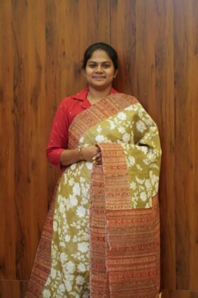 Bhagalpuri Jute Tussar Sarees Smart Look / SKU139 – 3