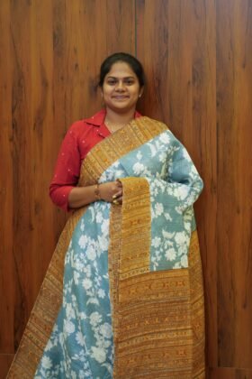 Bhagalpuri Jute Tussar Sarees Easy Drape / SKU139 – 4
