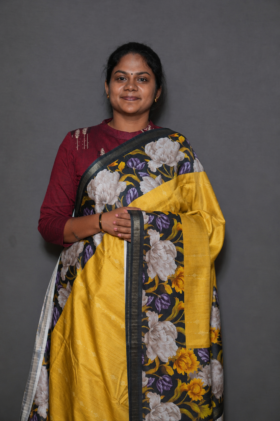 Printed Tussar Sarees Pattern Focus / SKU155 - 9